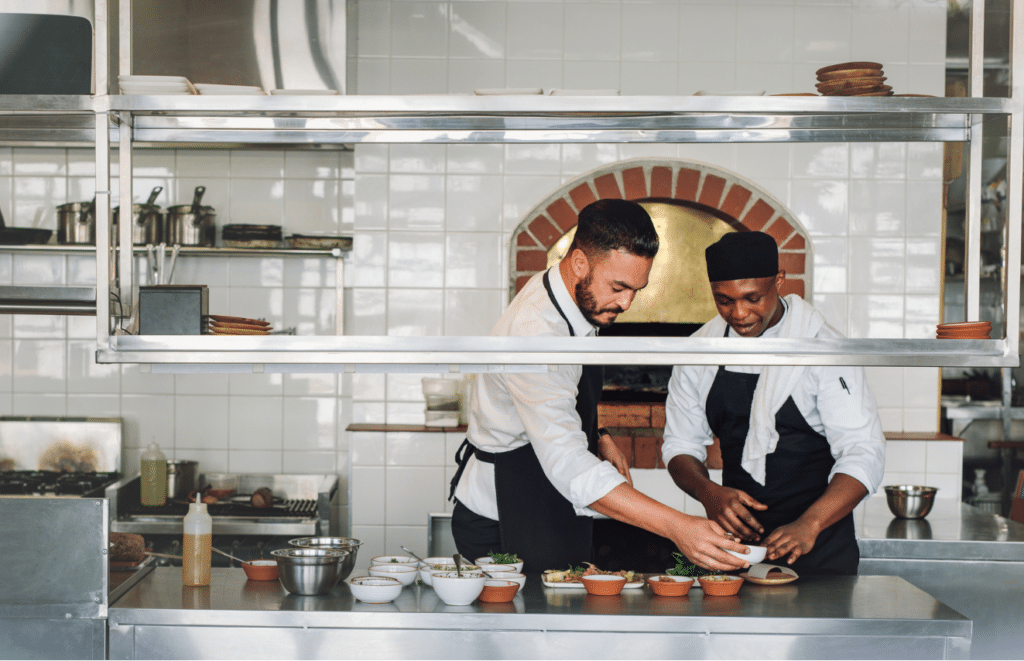 Southwest Dishwashing Service Two Men in kitchen Banner